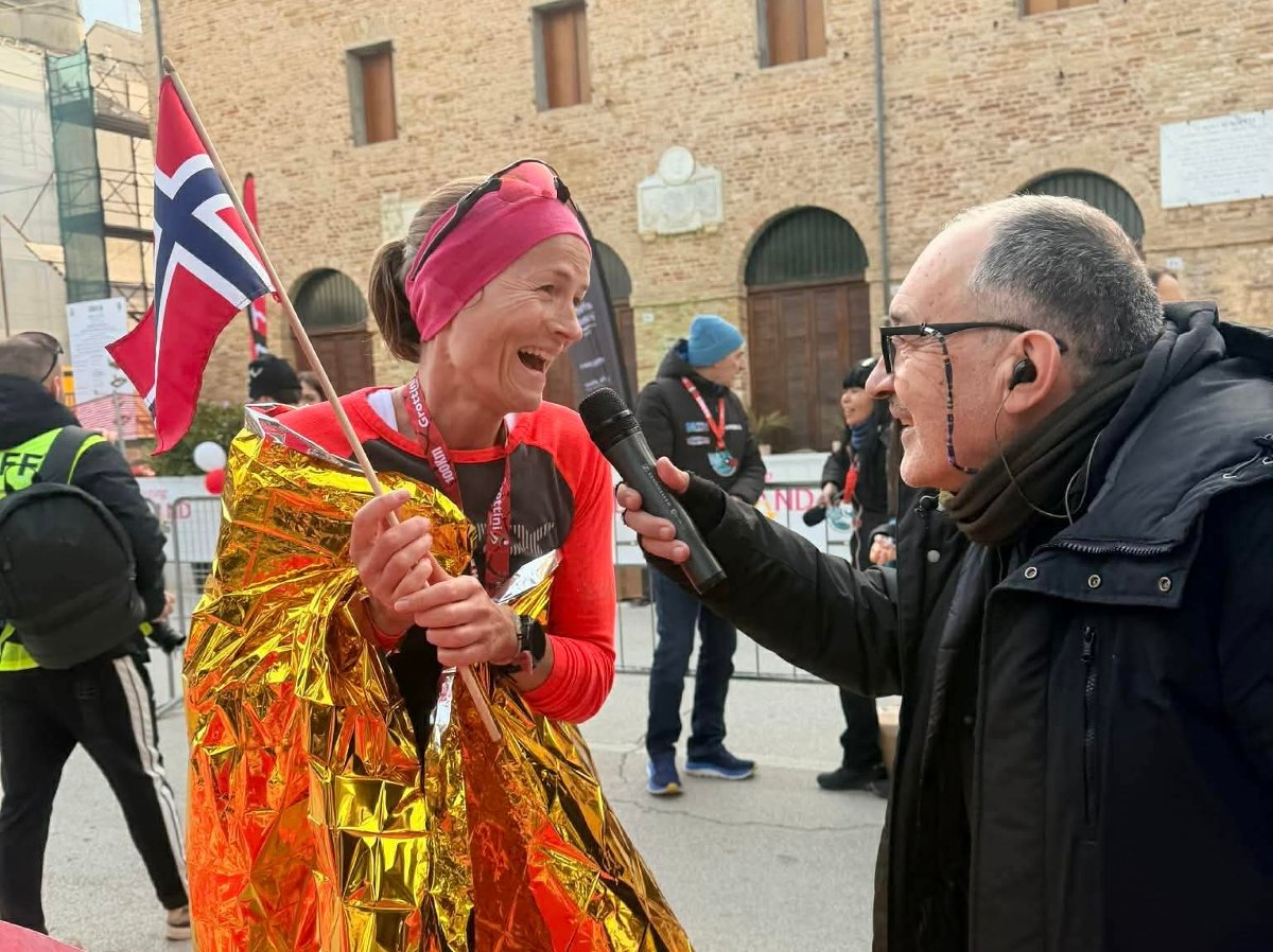 Annette tar norsk rekord på 100km!